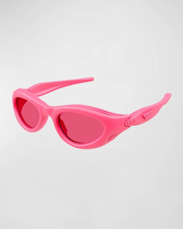 Oval Injection Plastic Sunglasses